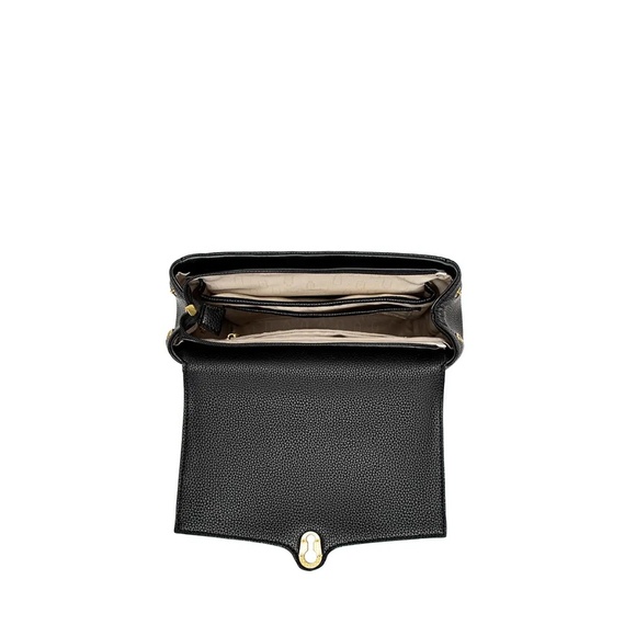 PIXIE MOOD – Lock recycled vegan leather backpack | Black pebbled * - Picture 5 of 6